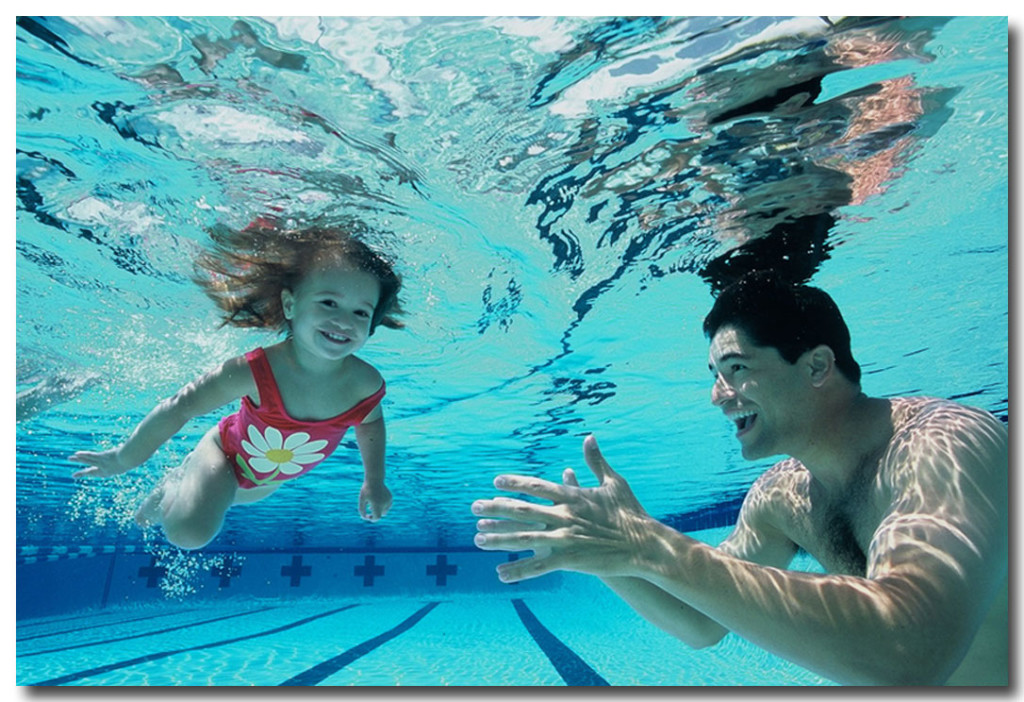 water babies swimming